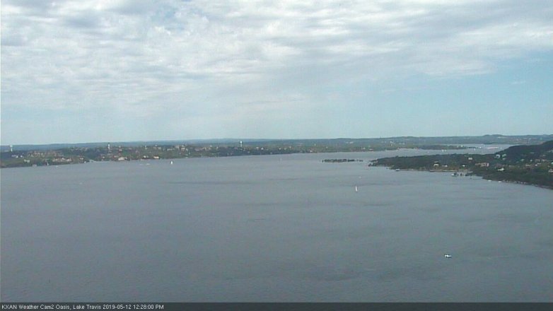 Lake Travis webcam, May 12, 2019 11:30 AM CT