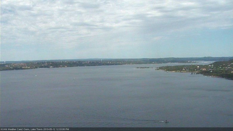 Lake Travis webcam, May 12, 2019 11:35 AM CT