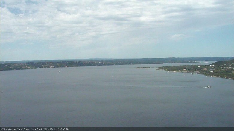 Lake Travis webcam, May 12, 2019 11:40 AM CT