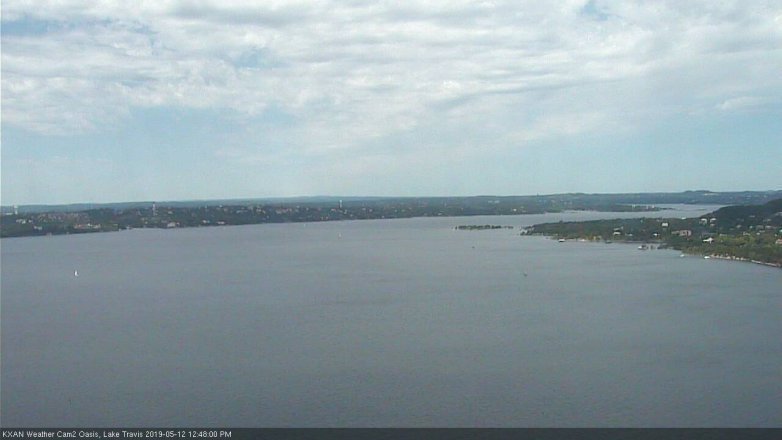 Lake Travis webcam, May 12, 2019 11:50 AM CT