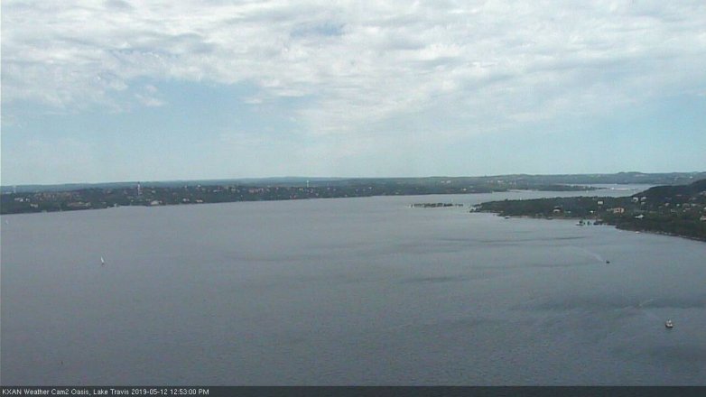 Lake Travis webcam, May 12, 2019 11:55 AM CT
