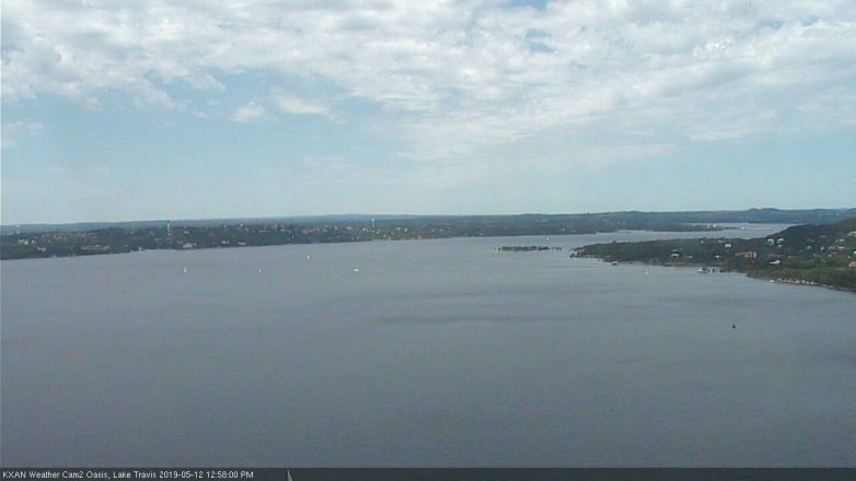 Lake Travis webcam, May 12, 2019 12:00 PM CT