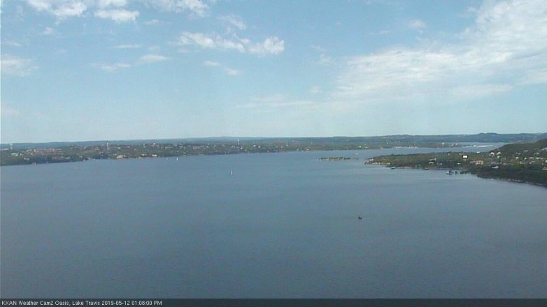 Lake Travis webcam, May 12, 2019 12:10 PM CT