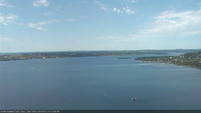 Lake Travis webcam, May 12, 2019 12:15 PM CT