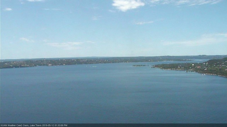 Lake Travis webcam, May 12, 2019 12:35 PM CT