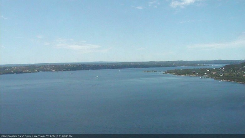 Lake Travis webcam, May 12, 2019 12:40 PM CT