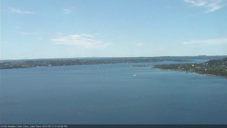 Lake Travis webcam, May 12, 2019 12:45 PM CT