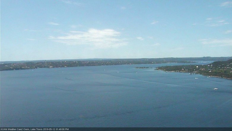 Lake Travis webcam, May 12, 2019 12:50 PM CT