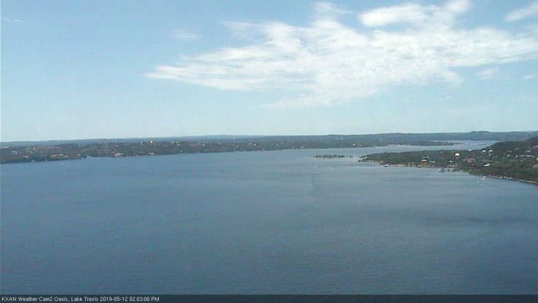 Lake Travis webcam, May 12, 2019 1:05 PM CT