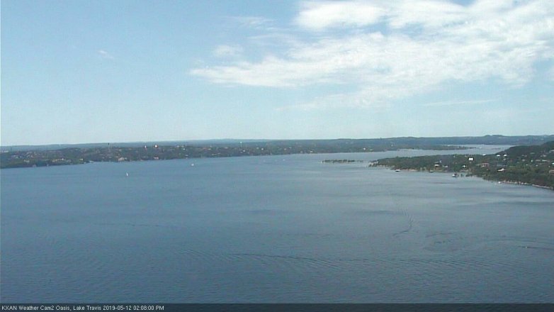 Lake Travis webcam, May 12, 2019 1:10 PM CT