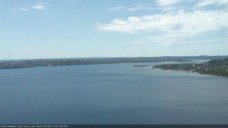 Lake Travis webcam, May 12, 2019 1:15 PM CT