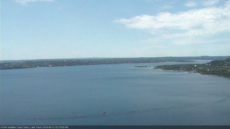 Lake Travis webcam, May 12, 2019 1:20 PM CT