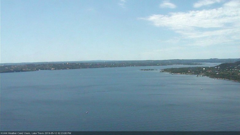 Lake Travis webcam, May 12, 2019 1:25 PM CT