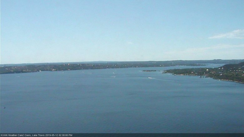 Lake Travis webcam, May 12, 2019 1:40 PM CT