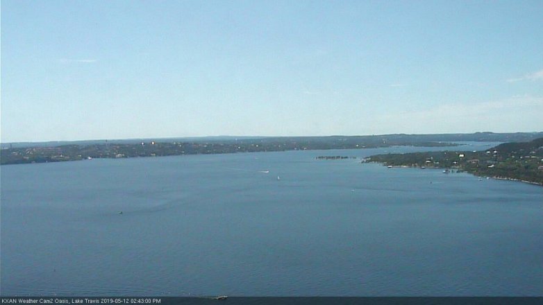 Lake Travis webcam, May 12, 2019 1:45 PM CT