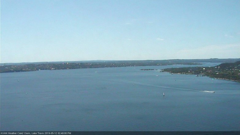 Lake Travis webcam, May 12, 2019 1:50 PM CT