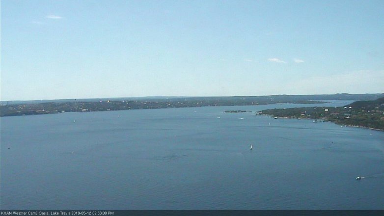 Lake Travis webcam, May 12, 2019 1:55 PM CT