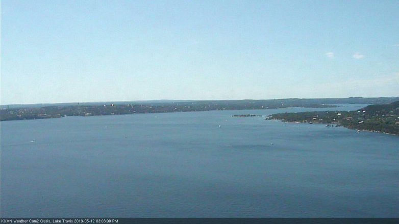 Lake Travis webcam, May 12, 2019 2:05 PM CT