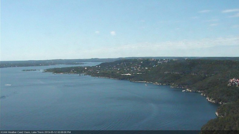 Lake Travis webcam, May 12, 2019 2:10 PM CT