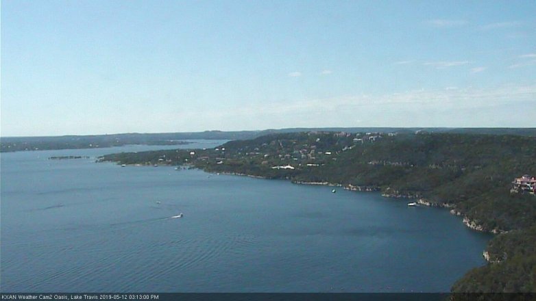 Lake Travis webcam, May 12, 2019 2:15 PM CT
