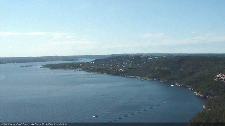 Lake Travis webcam, May 12, 2019 2:45 PM CT