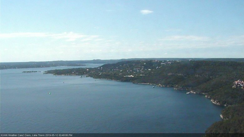 Lake Travis webcam, May 12, 2019 2:50 PM CT