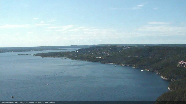 Lake Travis webcam, May 12, 2019 2:55 PM CT