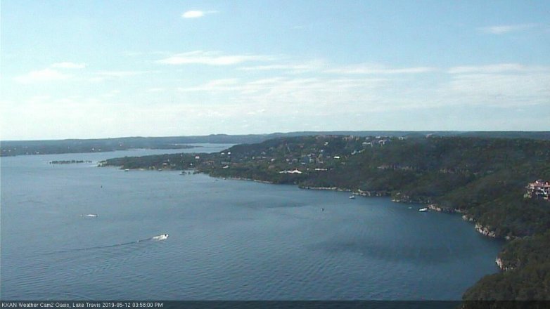 Lake Travis webcam, May 12, 2019 3:00 PM CT
