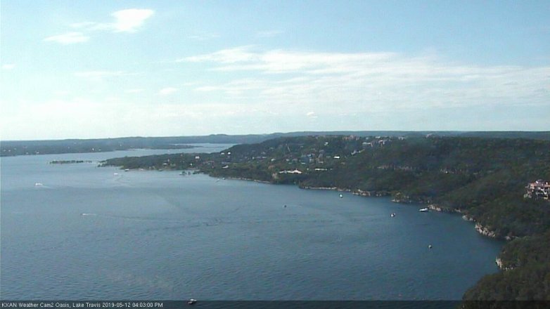 Lake Travis webcam, May 12, 2019 3:05 PM CT