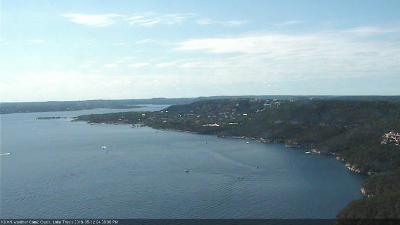 Lake Travis webcam, May 12, 2019 3:10 PM CT