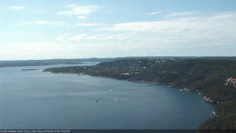 Lake Travis webcam, May 12, 2019 3:15 PM CT