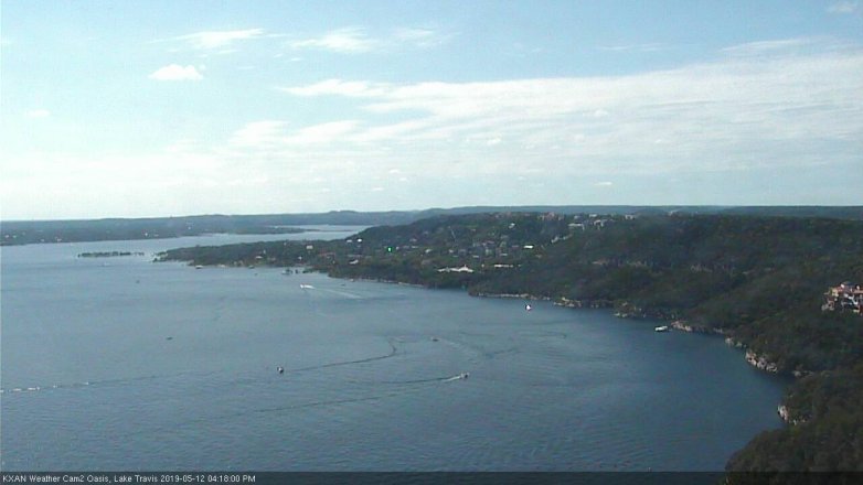 Lake Travis webcam, May 12, 2019 3:20 PM CT