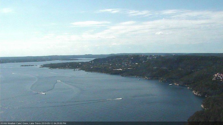 Lake Travis webcam, May 12, 2019 3:30 PM CT