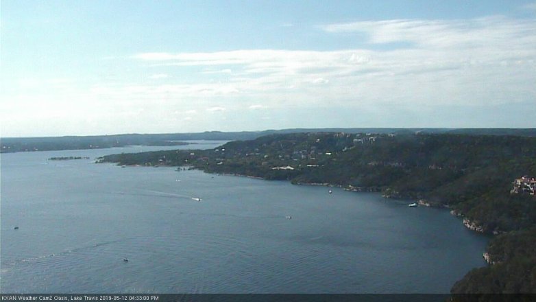 Lake Travis webcam, May 12, 2019 3:35 PM CT