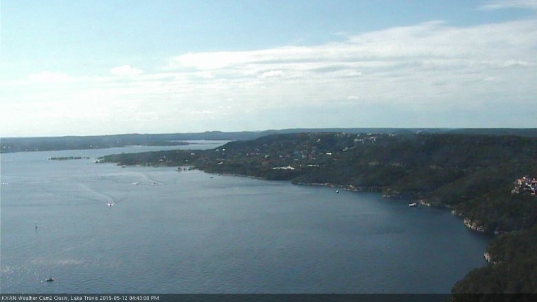 Lake Travis webcam, May 12, 2019 3:45 PM CT