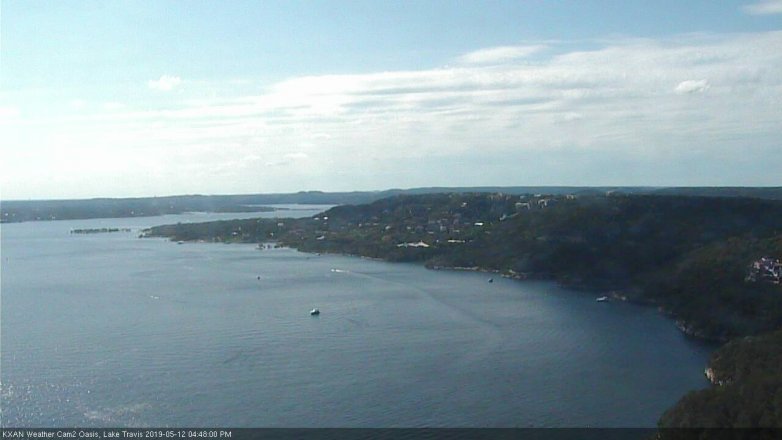 Lake Travis webcam, May 12, 2019 3:50 PM CT