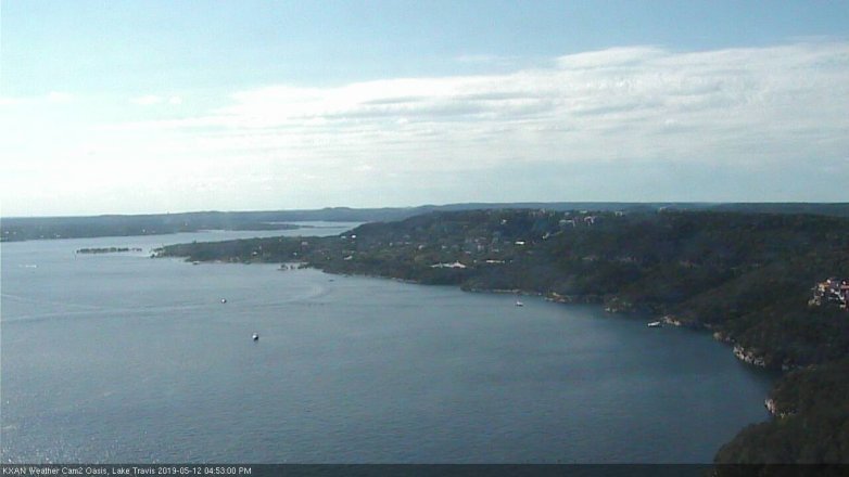 Lake Travis webcam, May 12, 2019 3:55 PM CT