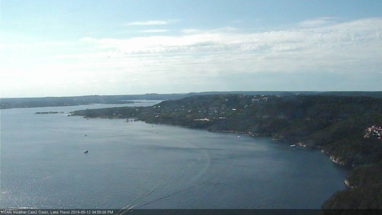 Lake Travis webcam, May 12, 2019 4:00 PM CT
