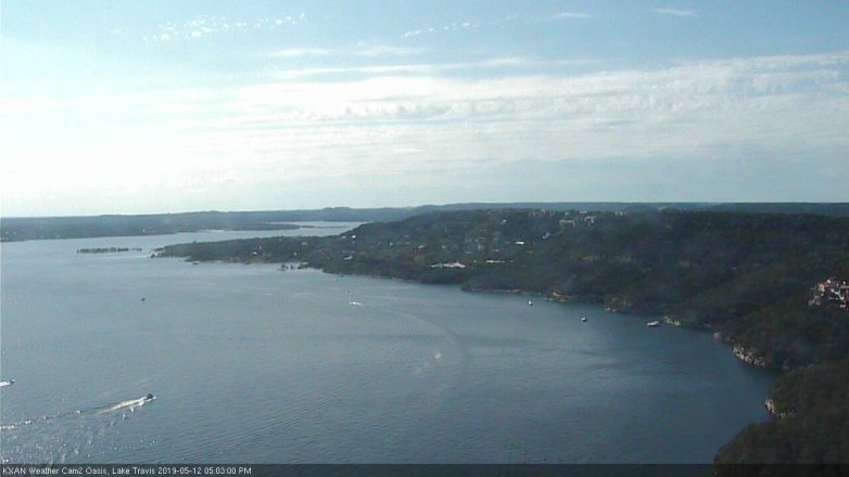 Lake Travis webcam, May 12, 2019 4:05 PM CT