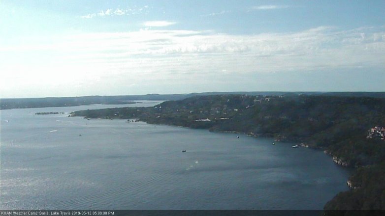 Lake Travis webcam, May 12, 2019 4:10 PM CT