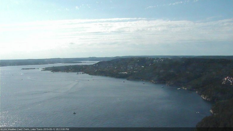 Lake Travis webcam, May 12, 2019 4:15 PM CT