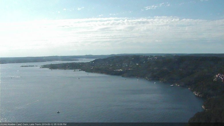 Lake Travis webcam, May 12, 2019 4:20 PM CT