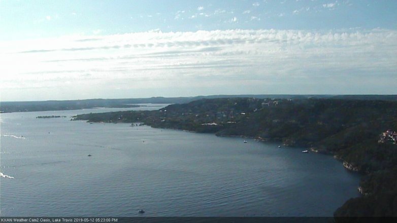 Lake Travis webcam, May 12, 2019 4:25 PM CT