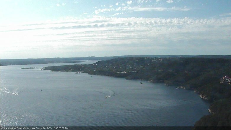 Lake Travis webcam, May 12, 2019 4:30 PM CT
