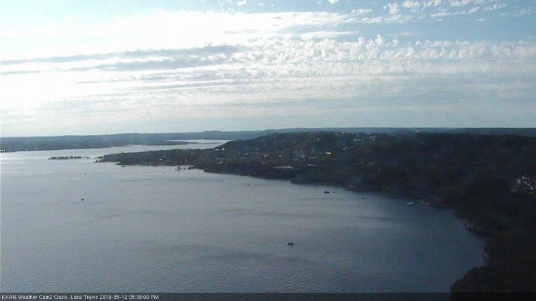 Lake Travis webcam, May 12, 2019 4:40 PM CT