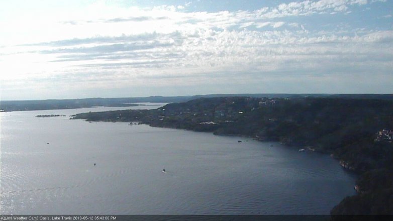 Lake Travis webcam, May 12, 2019 4:45 PM CT