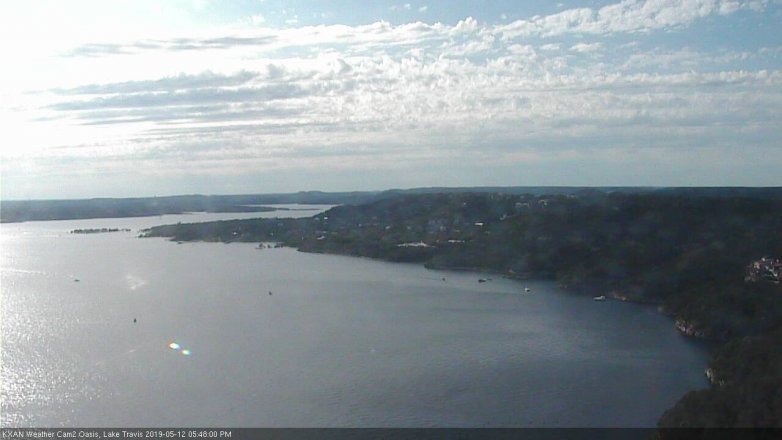 Lake Travis webcam, May 12, 2019 4:50 PM CT