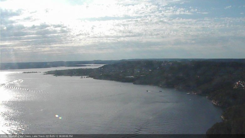 Lake Travis webcam, May 12, 2019 5:10 PM CT