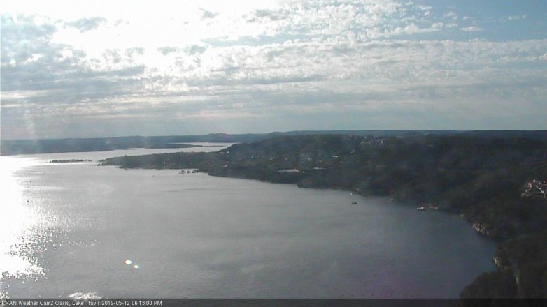 Lake Travis webcam, May 12, 2019 5:15 PM CT