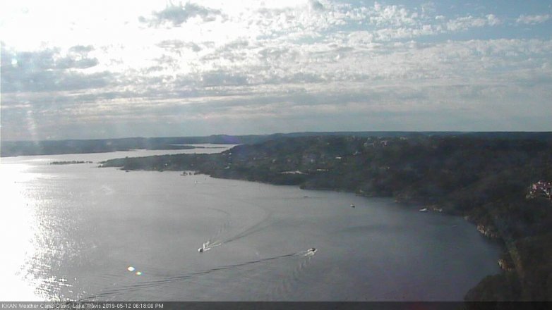 Lake Travis webcam, May 12, 2019 5:20 PM CT